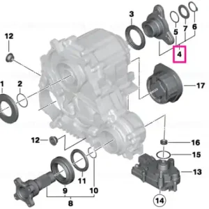 Output flange set M10 - BMW Retur gratuit