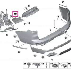 Bestseller Suport bara spate dreapta - BMW