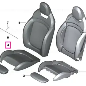 Husă scaun sport piele BRITISH OAK - BMW - Mini Preferatul clienților