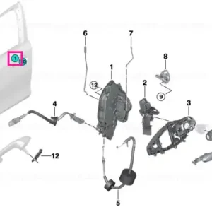 System latch, left LL - BMW Vezi acum