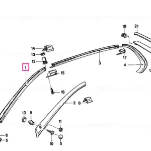 Ofertă Moulding left - BMW