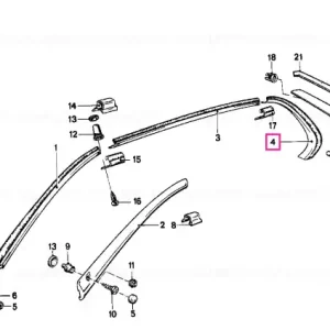 Reducere Moulding left - BMW