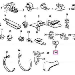 Premium Suport cablu D=9MM - BMW
