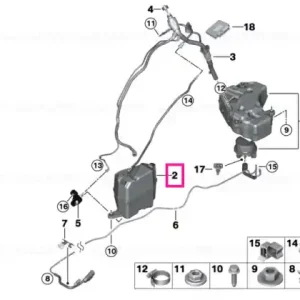 SCR reservoir, passive - BMW Retur gratuit