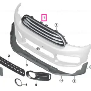 Ornamental grille for hood closed COOPER D - BMW - Mini Reducere