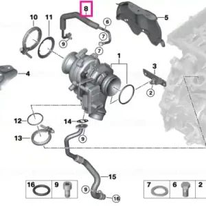 Oil pipe - BMW - Mini Discount