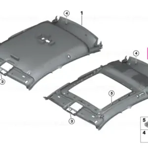 Cel mai vândut Headlining panoramic roof ANTHRAZIT - BMW