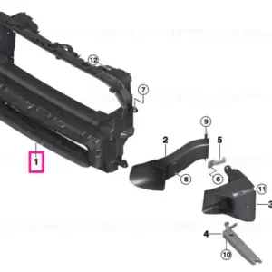 Air duct, radiator - BMW - Mini Chilipir