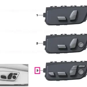 Seat adjustment switch, left - BMW Super ofertă