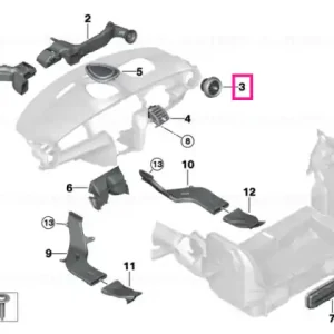 Ofertă exclusivă Air vent, outer BASIS - BMW - Mini