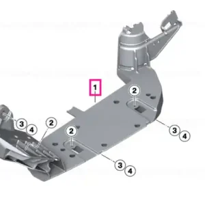 Running board support left - BMW Motorrad Reducere extra