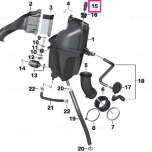Intake air temperature sensor - BMW Motorrad Reducere