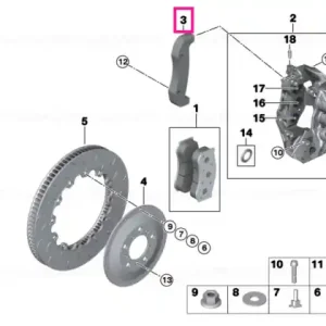 Suport etrier frână FRONT AXLE - BMW Cumpără online