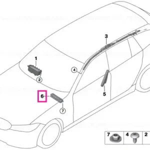 Preferatul clienților Knee protection airbag module left - BMW
