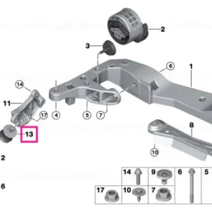 Retur gratuit Bucsa cauciuc sistem transmisie - BMW Seria 2 G42, Seria 3 G20 G21 G80 G81 M3, Seria 4 G22 G23 G26 G82 G83 M4, Seria 5 G30 G31, Seria 6 G32, Seria 7 G11 G12, Seria 8 G14 G15 G16, X3 G01, X4 G02 F98 M, X5 G05 G18, X6 G06, X7 G07, XM G09