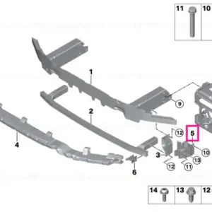 Calitate înaltă Adapter, front left - BMW