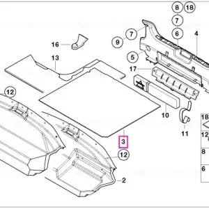 Ieftin Folding trunk mat - BMW