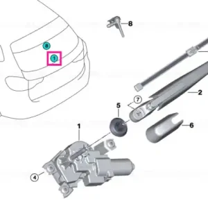 Rear window wiper motor - BMW Cumpără acum