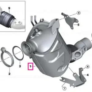 Cumpără acum EXCH-Diesel particulate filter EU5 - BMW