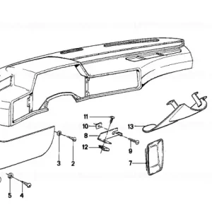 Reducere Panou trim inferior SILBER - BMW