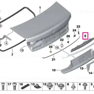 Bestseller Trunk lid grip - BMW