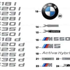 Lettering - 550I - - BMW Reducere de preț