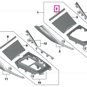 Trim consola centrală aspect stejar - BMW Ofertă