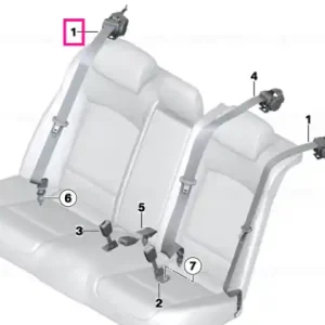 Upper belt rear EVERESTGRAU - BMW Ofertă