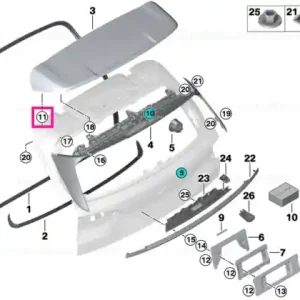 Adjustment element +1 MM - BMW Promoție
