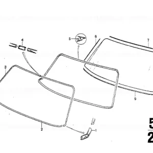 Disponibil imediat Front windshield clear - BMW