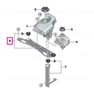 Holder, expansion tank, top - BMW Cel mai bun preț
