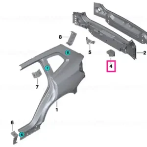 Holder lashing rail left - BMW Lichidare de stoc