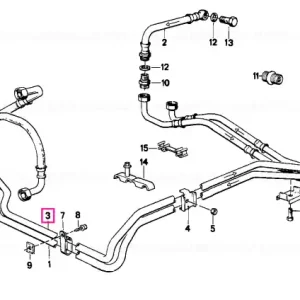 Lichidare de stoc Oil cooling pipe outlet 4HP22 - BMW