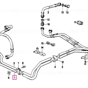 Reducere Oil cooling pipe inlet - BMW