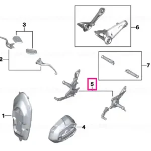 Set footrest system CLASSIC - BMW Motorrad Cumpără acum