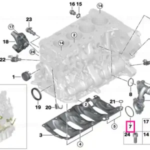 Cel mai vândut Garnitura carcasa termostat - BMW Seria 1 F40, Seria 2 F44 F45 F46 G42, Seria 3 G20 G21 G28, Seria 4 G22 G23 G26, Seria 5 G30 G31, Seria 6 G32, X1 F48, X2 F39, X3 G01, X4 G02, X5 G05 - Mini Cabrio F57, Clubman F54, Countryman F60, F55, F56