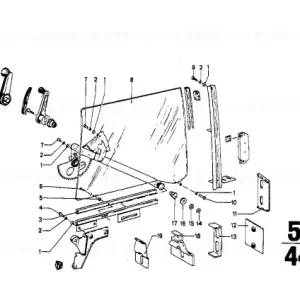 Window guide rail - BMW Disponibil imediat