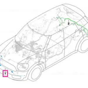 Livrare rapidă Set cabluri bara fata - BMW - Mini