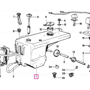 Doar azi Fluid container 3L - BMW