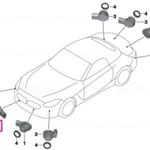 Ultrasonic sensor, Misano Blue WC1D - BMW Ofertă de sezon