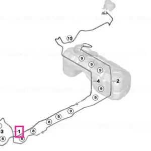 Super ofertă Front fuel feed line - BMW