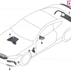 Rear spoiler, Carbon - BMW Retur gratuit