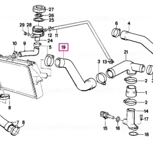 Comandă acum Water hose - BMW