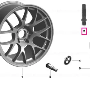 Wheel bolt M12X1,5 L=60 MM - BMW Super ofertă