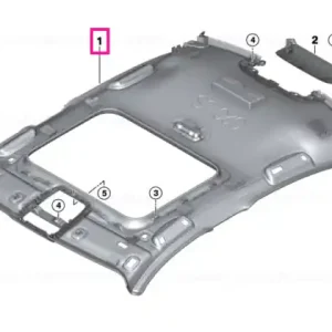 Ofertă limitată Headlining, lift-up & slide-back sunroof ANTHRAZIT - BMW