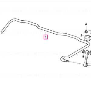 Popular Stabilizer, rear D=18MM - BMW