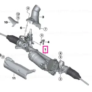 Exch. steering box, electr. - BMW Preț redus