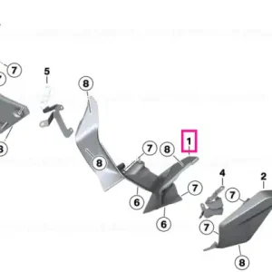 Front spoiler, center - BMW Motorrad Lichidare de stoc