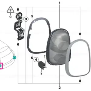Tail light, left - BMW - Mini Premium