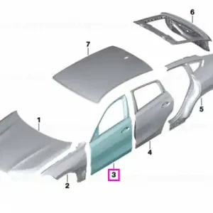 Usa fata, dreapta - BMW X6 G06 M F96 Ofertă exclusivă